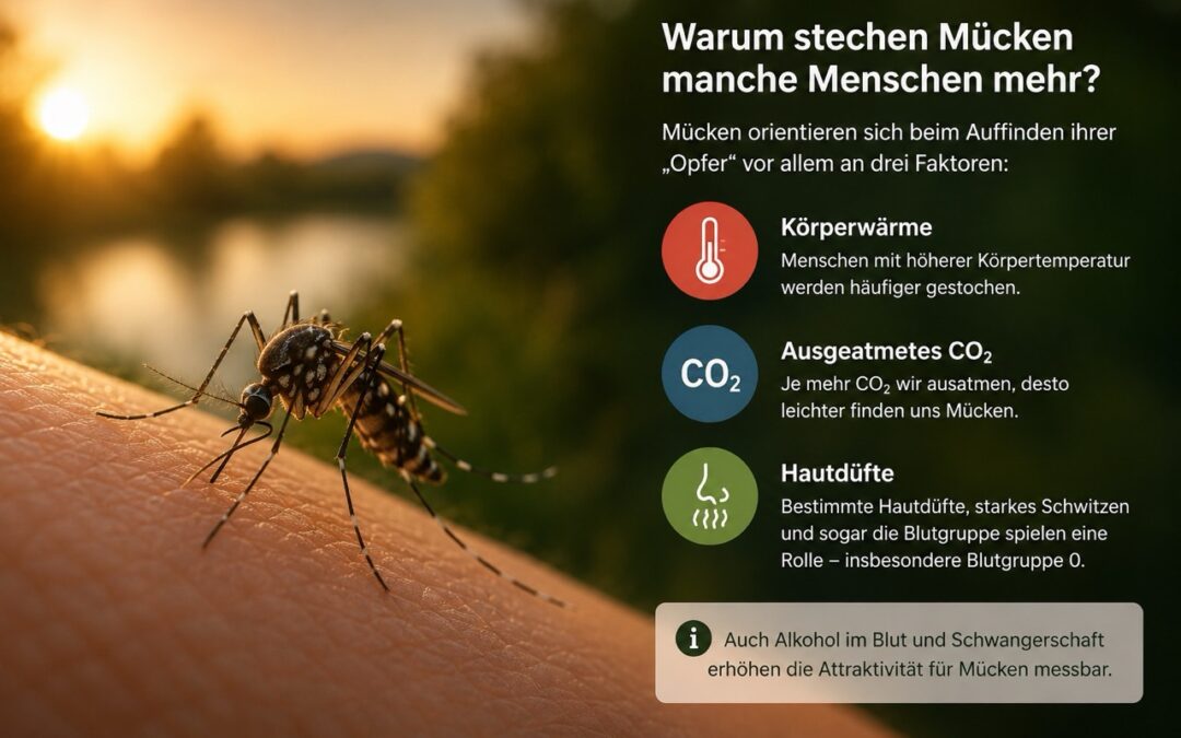 Mücken im Sommer 2026 – warum sie stechen und wie Sie sich schützen